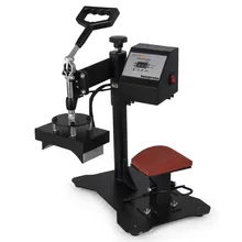 Цифровой откачивающийся колпачок термопечати сублимационная машина Изогнутый Элемент(" x 3"