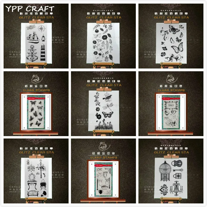

YPP CRAFT Transparent Clear Rubber Stamp Seal Paper Craft Scrapbooking Decoration Projects 1003