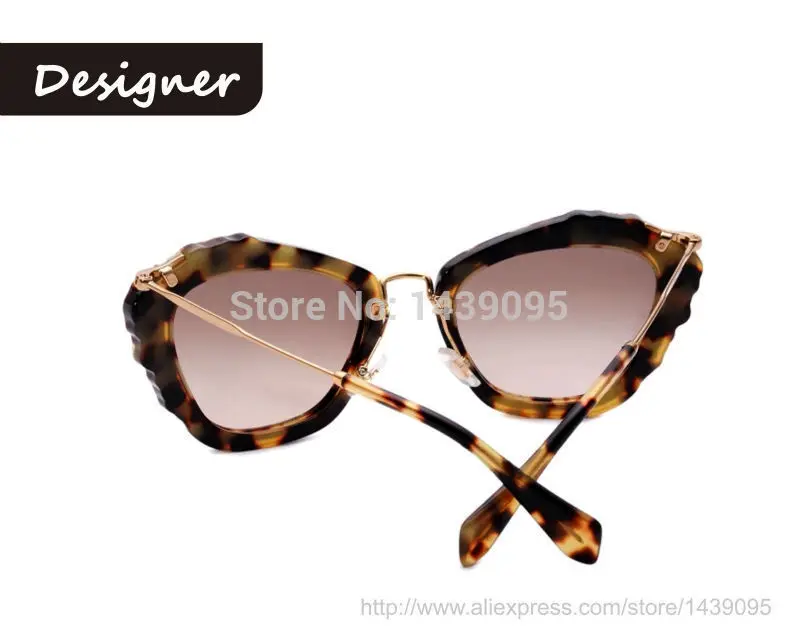 2015 New Miu Sunglasses Women Full Rim Eye Oculos De Sol Feminino SMU04Q Gafas De Sol Mujer Metal Sun Glasses Original Case|sunglass camera|case trolleysunglasses sport AliExpress