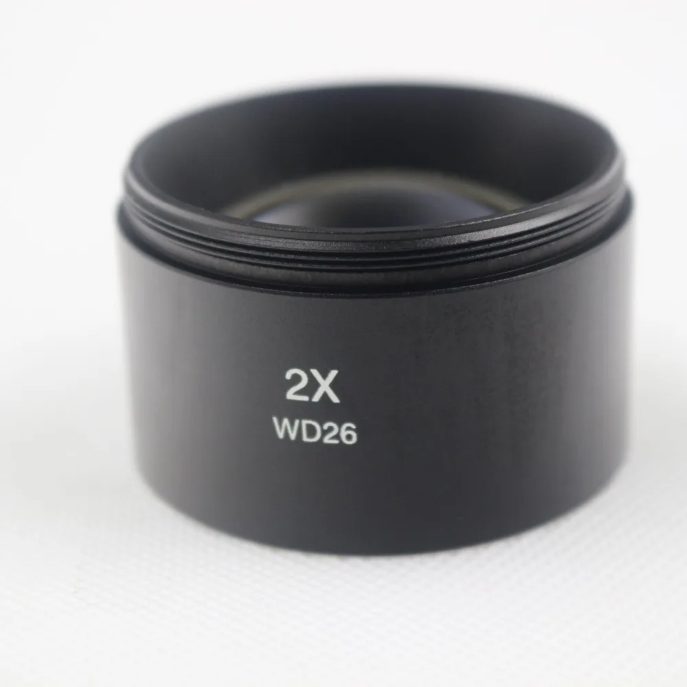 Стерео Микроскоп увеличение 2X Вспомогательный объектив WD 26 мм для XSZ6745|microscope