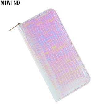 

Zipper Clutch Wallet Women Long Wallets Crocodile Leather Female Slim Wallet Organizer Card Holder Phone Coin Purse TZQ1438
