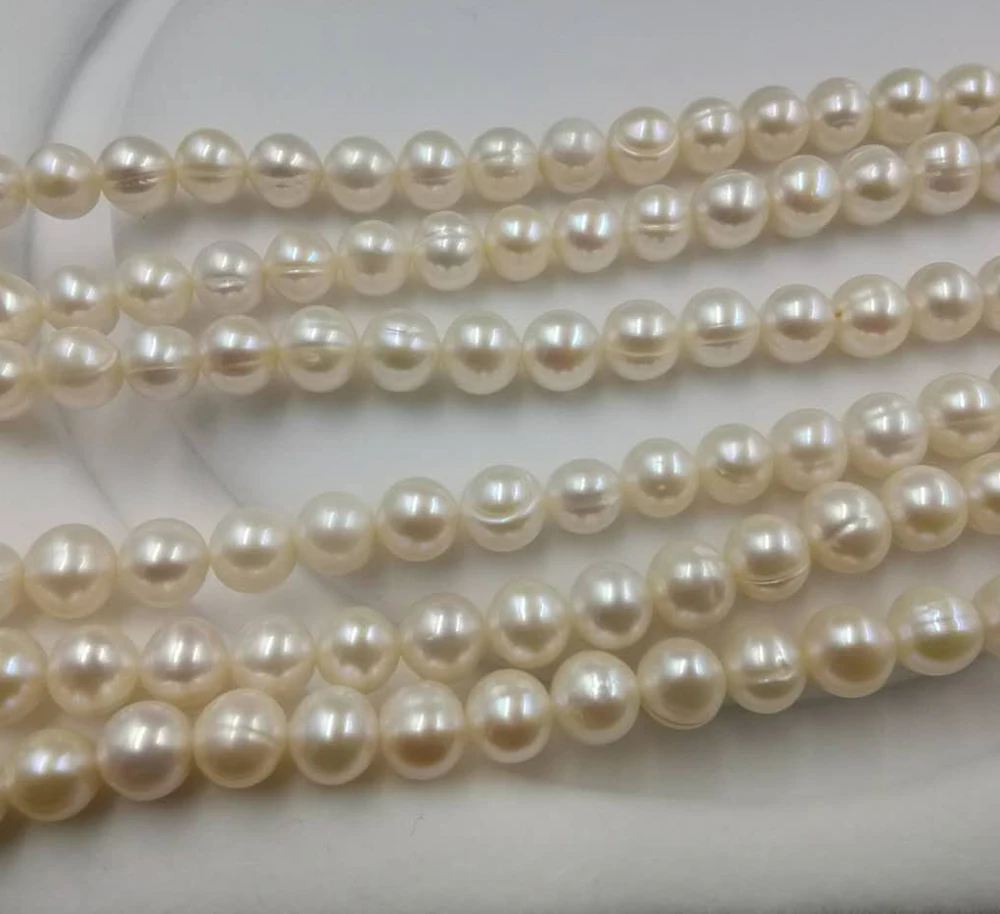 Buy wholesale 10 strands 8mm genuine freshwater