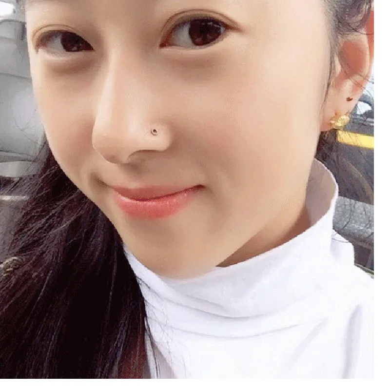 nose pin real gold fine jewelry