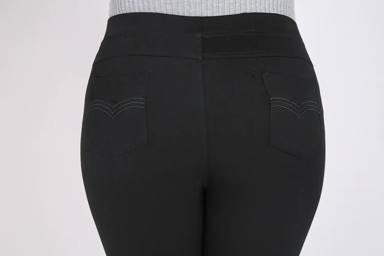 TUHAO, женские формальные штаны для офиса, черные, размера плюс 5XL, 7XL, женские прямые штаны, черные, OL, большие размеры, женские брюки, YH07