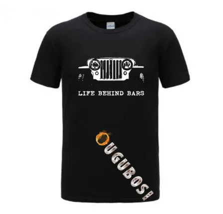 

Life Behind Bars Jeep Tee Life Behind Bars Bicycle short Sleeve Men's Black T-Shirt mens t shirts fashion 2018 hip hop t shirt