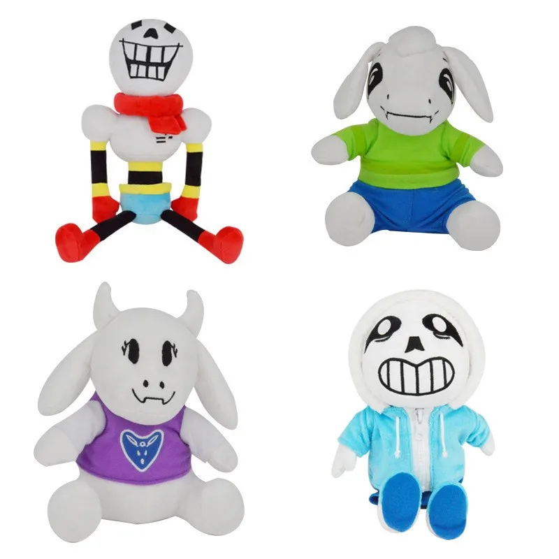 Undertale Plush Toys Sans Papyrus Undyne Alphys MTT Flower Miss Spider Peluche Dolls Brinquedos Kids Gift 30cm12 (18)