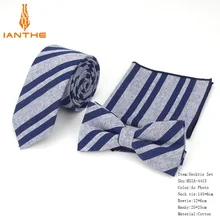 3 шт Мужской комплект шейных платков галстук-бабочка тонкие галстуки высокого качества Узкие галстуки для мужчин галстук костюмы модный мужской Карманный платок квадратный костюм