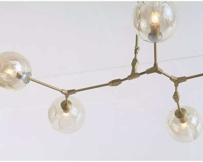 Industrial molecule hanging lamp Kitchen Bar Coffee Shop Dining room Tree Branch Chandeleir indoor home loft decor sputnik lamp