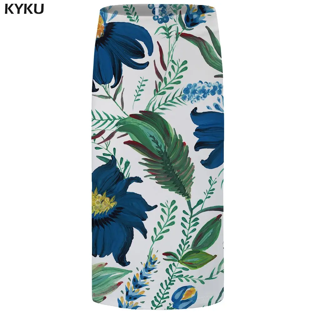 Skirt Woman 15 Бренд KYKU, юбки Dragon Ball для женщин, Гоку, сексуальная юбка-карандаш, 3d принт, дерево, большой размер, летние офисные женские юбки до колен - Цвет: Skirt Woman 15