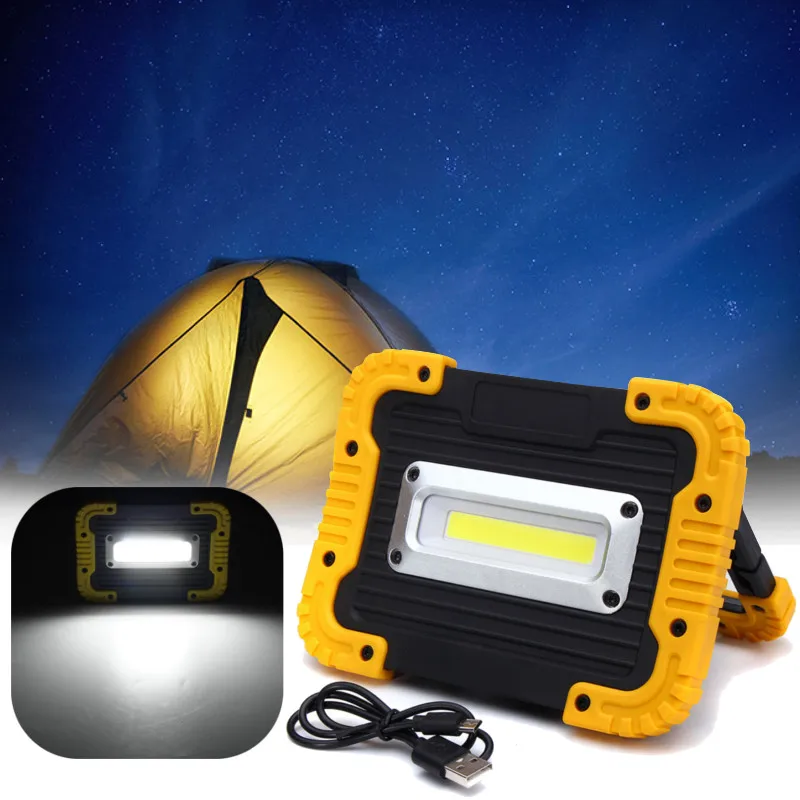 

Mising 10W COB LED Work Light Rechargeable Handle Flashlight Torch Outdoor Camping Lamp Working Folding Hook Light Lamp