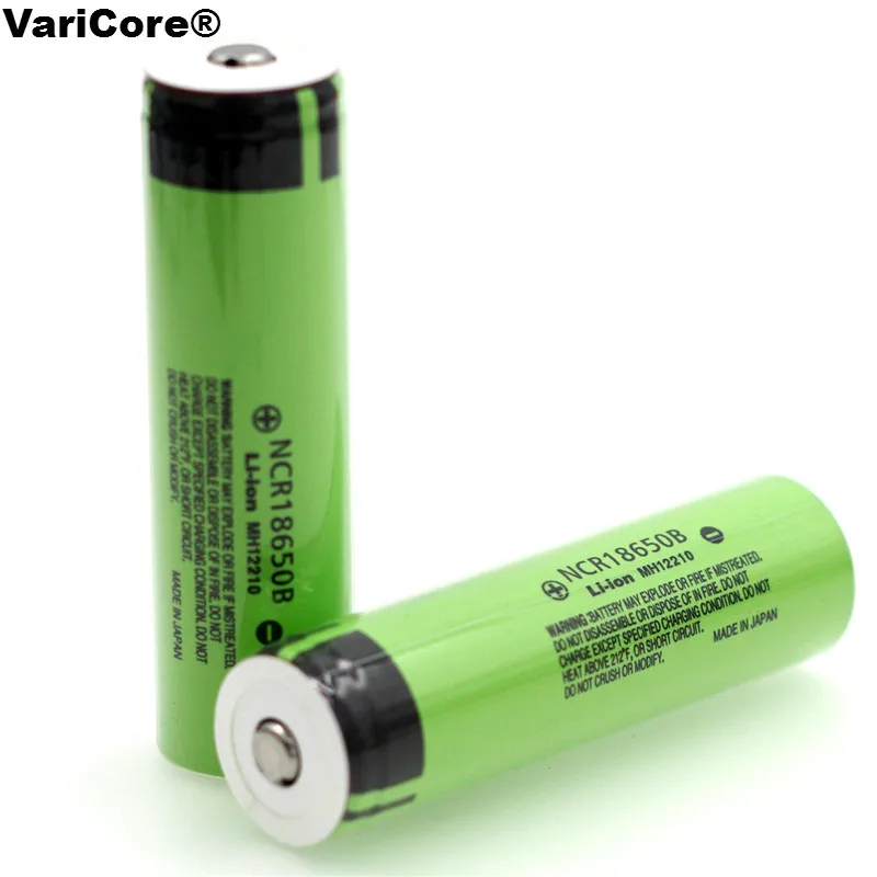 VariCore Новинка NCR18650B 3,7 v 3400 mAh 18650 литиевая аккумуляторная батарея с заостренными(без PCB) батареями