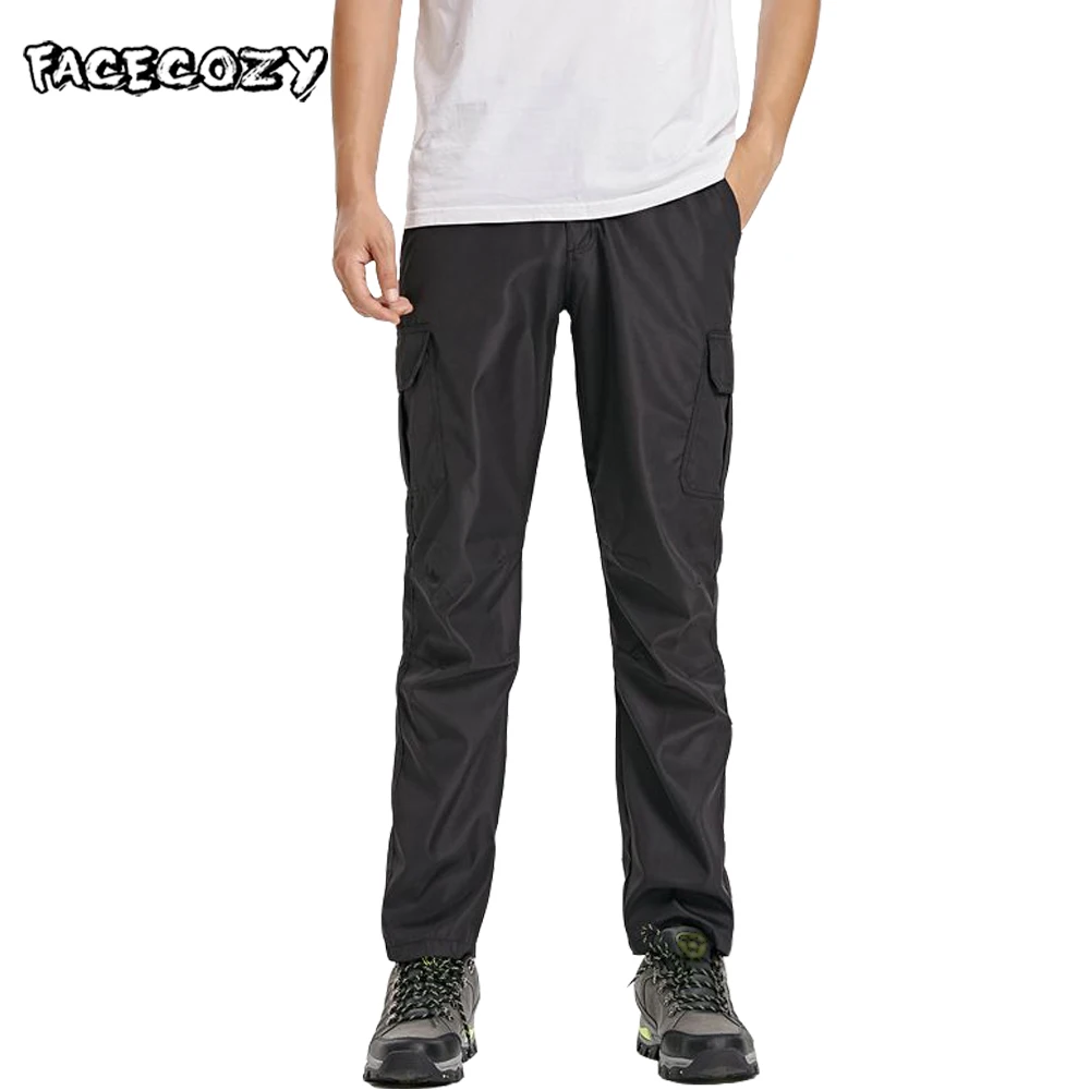 

Facecozy Men Autumn Winter Outdoor Trekking Pants Male Travel Fishing Camping Hiking Skiing Trousers Waterproof Windproof Pant