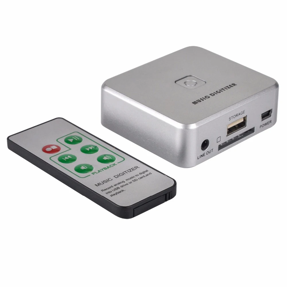 

AAAE Usb Audio Capture Recorder Cassette Tapes To Mp3/Turntables To Mp3 Converter Adapter Box Music Digitizer EU Plug