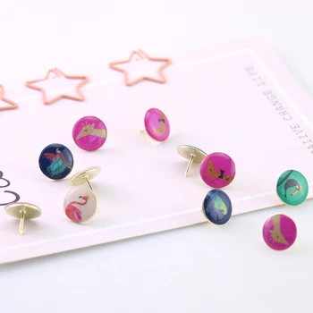 

24pcs/box Cartoon PushPin Assorted Paper Map Cork Board Capped Fixing Thumb Tacks Pin for Office School