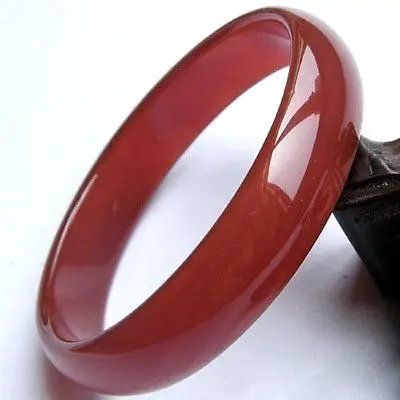 

beautiful Stunning Natural red agate jade bangle bracelet style Fine jewe Noble 100% Natural jade -Bride jewelry free shipping
