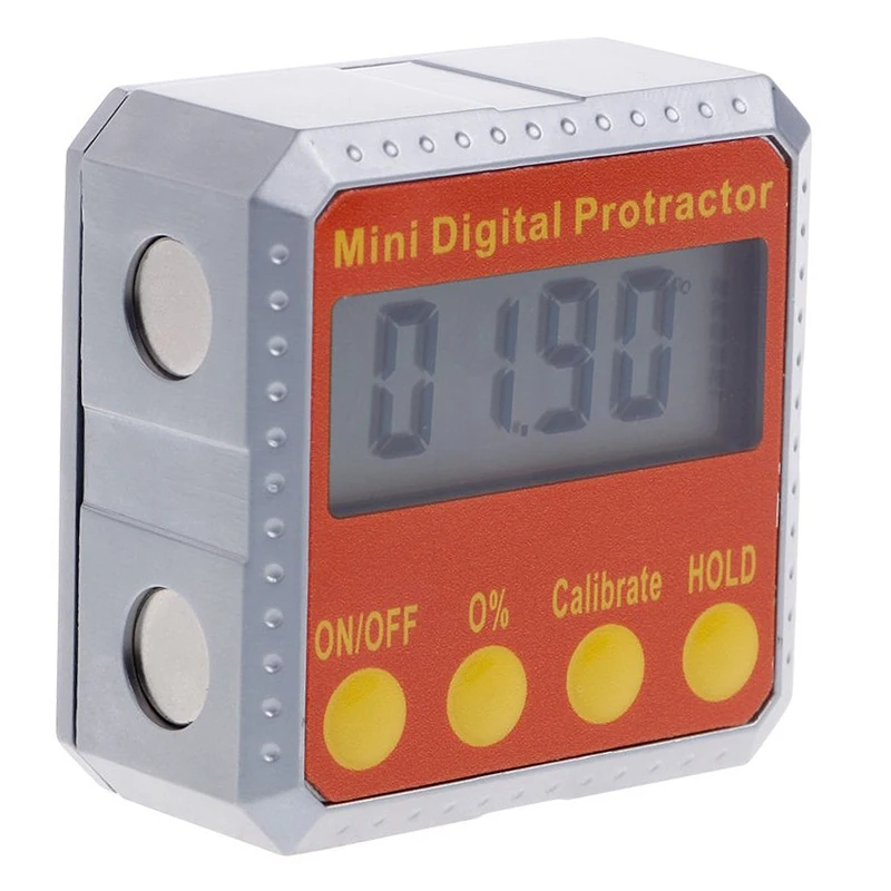  HOT-Angle Gauge 360° Digital Protractor Inclinometer Electronic Level Box Magnetic Portable design 