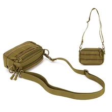 Protector Outdoor Woodland Tactical Utility MOLLE Hip Pack Pouch Outdoor Nylon Bag Military Waist Belt Bag