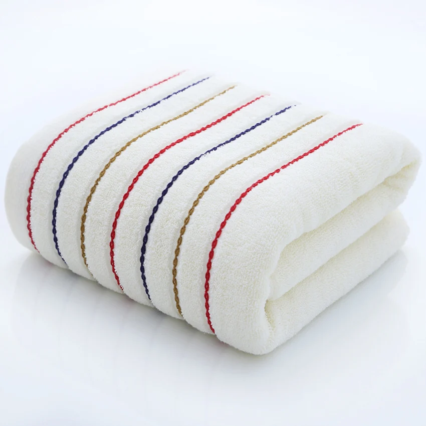Хлопок 70*140 ванная комната Супермягкие полотенца полосы пляжные полотенца сплошной цвет банные полотенца для взрослых быстросохнущие хавлу