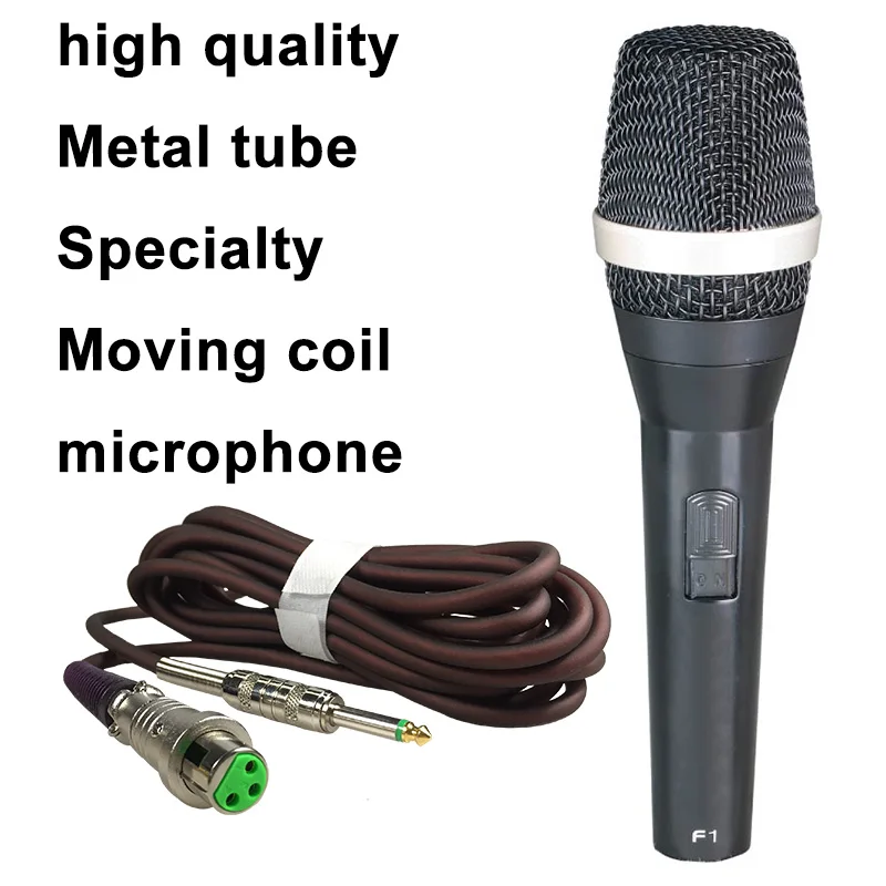Professional Dynamic Microphone F1 High Quality Dynamic Microphone Recording Microphone new