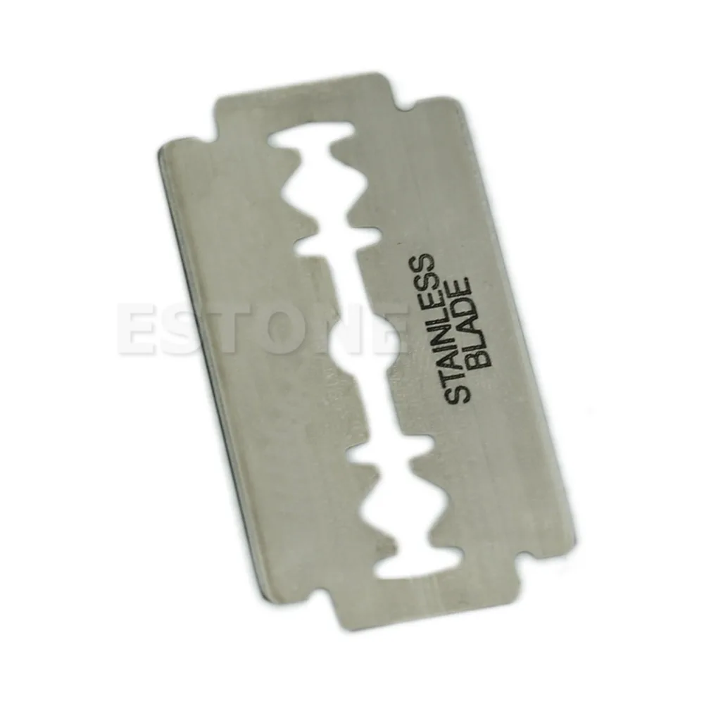 

10pcs Razor Hair Cutting Shaving Thinning Knife Sharper Double Edge Blades Stainless Steel