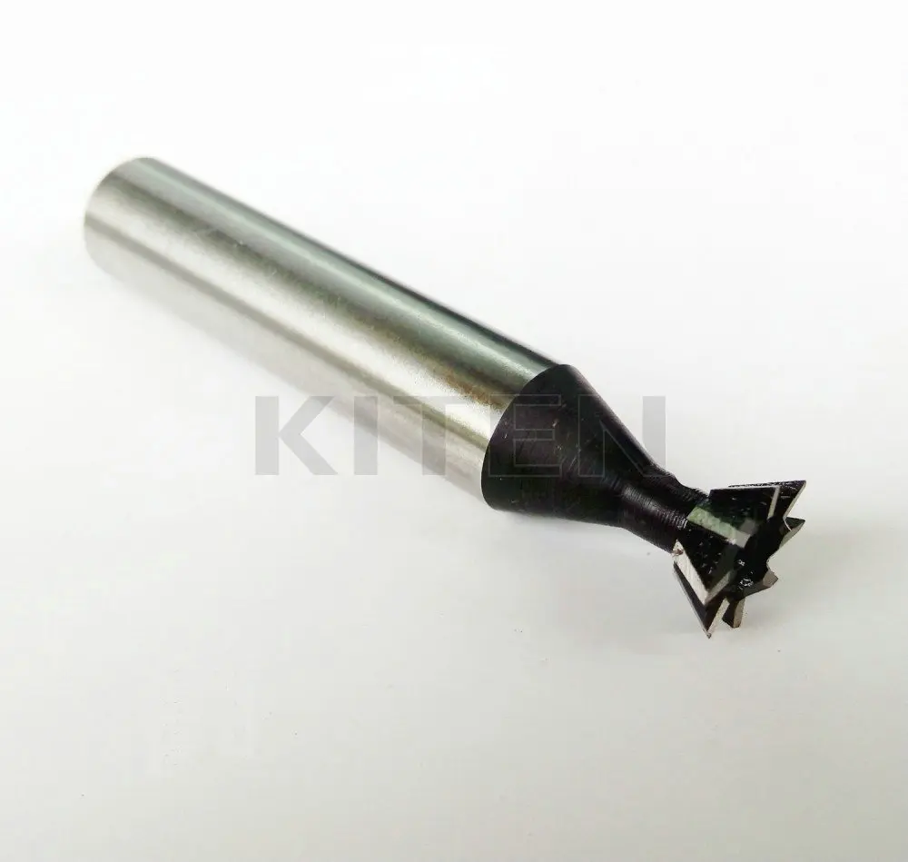 

10mm X 45 Degree HSS Straight Shank Dovetail Slot Cutter End Mill CNC Bit