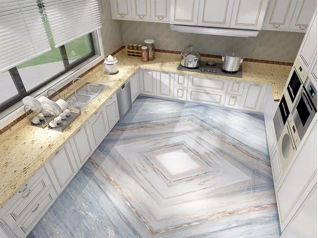 Aliexpress Blue Gold Sand Stone Vinyl Flooring Marble Blue Gold Sand Stone Vinyl Flooring Marble Photo Wall Mural Bedroom Self Adhesive Wallpaper
