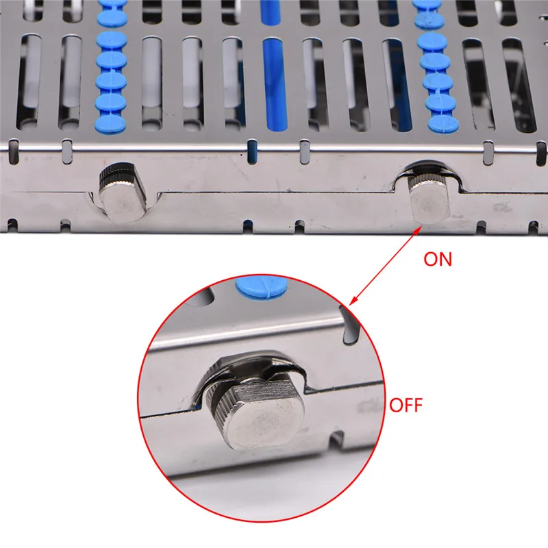 1 шт. Стоматологическая S-Terilization коробка стоматологическая кассета дезинфекция стойка лоток коробка из нержавеющей стали стоматологический материал стоматологический инструмент