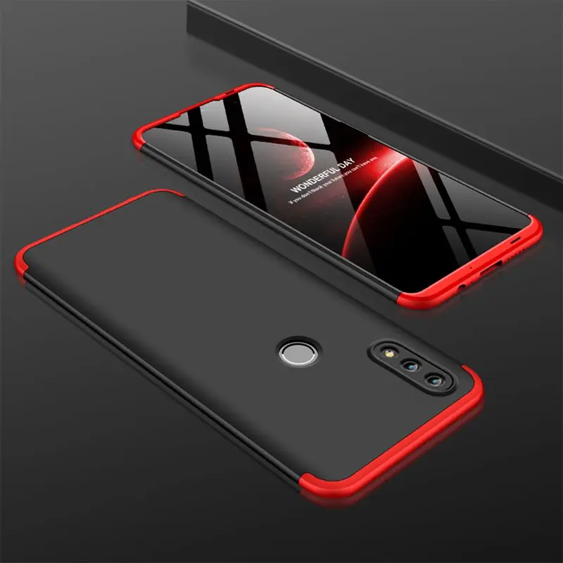 

For Huawei P Smart 2019 Case 360 Degree Full Protection Hard PC Phone Cases For Huawei Honor 10 Lite Psmart 2019 Back Coque Case