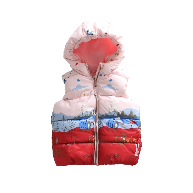 

autumn winter baby vest for girls vest toddler baby clothes pink kids clothes Children clothing waistcoat