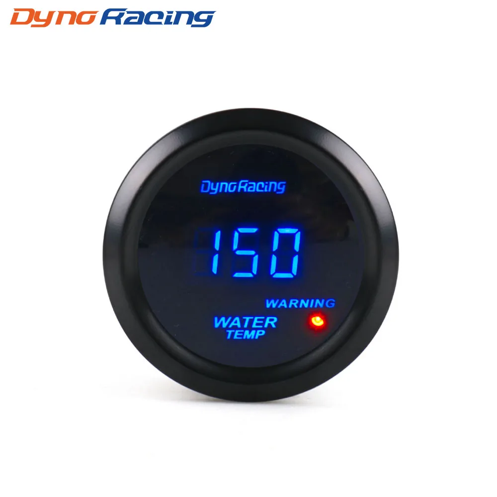 Измеритель температуры воды Dynoracing BX101462 цифровой автомобильный прибор с синим