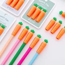 3 шт./упак. детский набор ручек для студентов защитный колпачок карандаша шапка принцессы Топпер школьные принадлежности