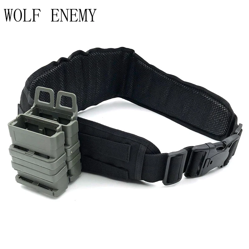 

Men Army Military Camouflage MOLLE Girdle Tactical Outer Waist Padded Belt Multi-Use Equipment Combat Wide Belts