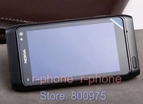Разблокированный оригинальный мобильный телефон Nokia N8 3G Wi Fi GPS 12 МП сенсорный