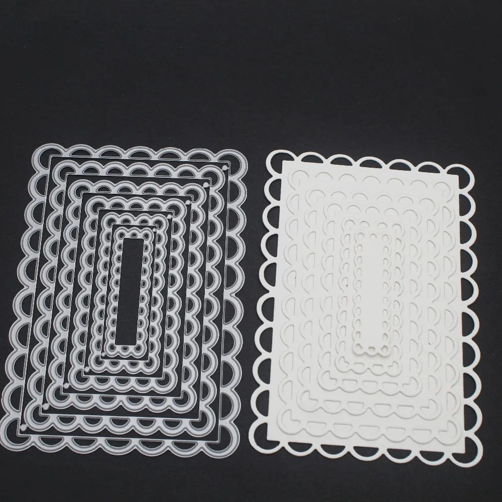 Swovo-Nested-Stitched-Scallop-Rectangle-Frame-Metal-Cutting-Dies-DIY-Etched-Dies-Craft-Paper-Card-Making (3)