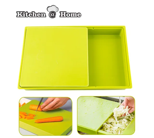 2 In 1 Multifunction Drawer Cutting Board Double Kitchen Chopping 2 In 1 Multifunction Drawer Cutting Board Double Kitchen Chopping Boards Plastic Blocks Kk045