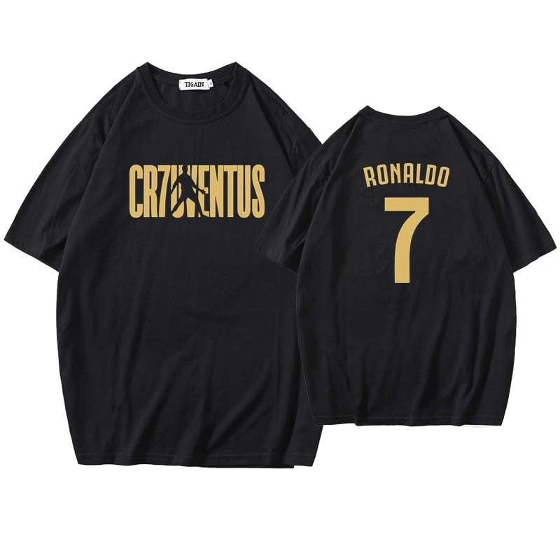 

Cristiano Ronaldo T-Shirt New Fashion Men's Cotton Summer TShirt New Hip Hop Streetwear Harajuku Tshirt Top Tee Dropshipping
