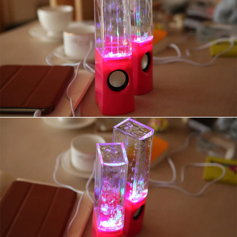 

Wireless Dancing Water Speaker LED Light Fountain Speaker Home Party QF66