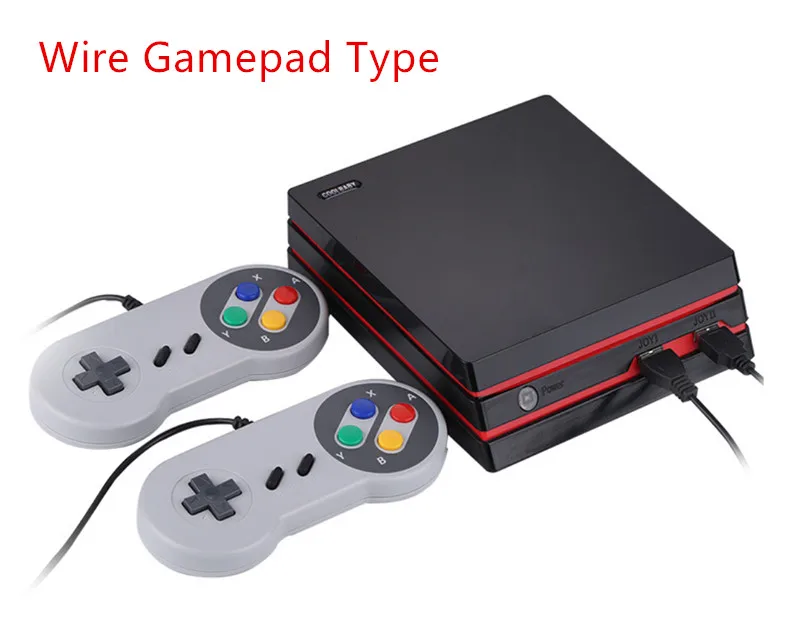  CoolBaby New HDMI/AV Video Game Console With 2 Wire USB Controller Built in 600 Classic Games Famil