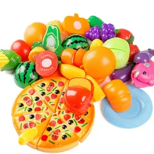24 шт./компл. ролевые игры классические кухонные игрушки Qiele Cut Interactive Health DIY игрушка детский любимый девочка фрукты овощи