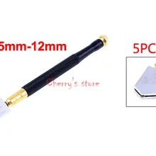 Лучшая акция цена 5 шт. 5 мм-12 мм черный карандаш подача масла Твердосплавный Наконечник стеклянная машинка для резки