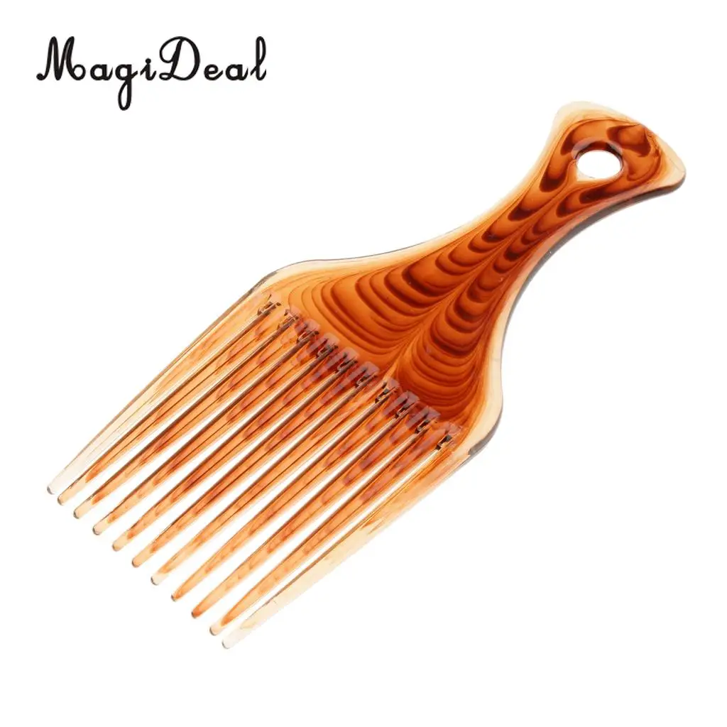 MagiDeal Professional Grade High Quality Hair Pick Afro Pick Wigs Hair Extensions Styling Pik Smooth Hair Tool Hair Pick Comb