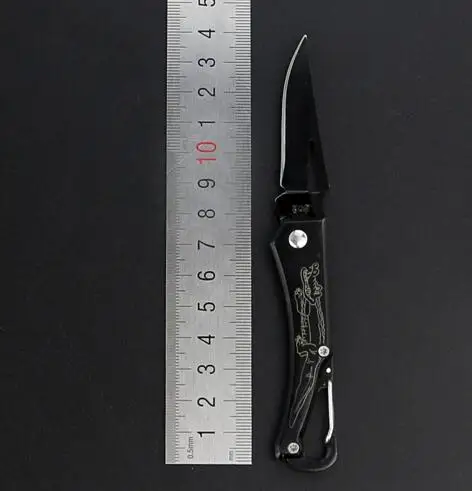 

New Mini Folding Knife Outdoor Hunting/Survival Tactical Camping Pocket Knives All-metal Multi-function Key Ring Knives D43