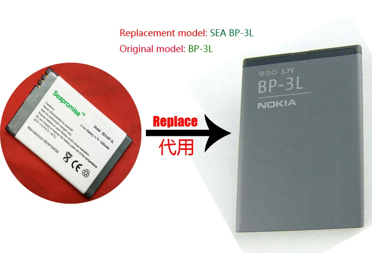 Аккумулятор на мобильный телефон аккумулятор для nokia Asha 303 Lumia 505 510 610 610C 710|batteries