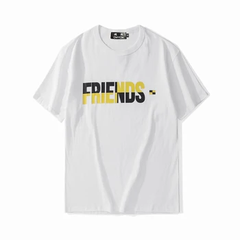 

DUYOU Men's T-Shirts 2019 Fashion Funny FRIENDS Printed Short Sleeve Tshirts Summer Hip Hop Casual Cotton Tops Tees Streetwear