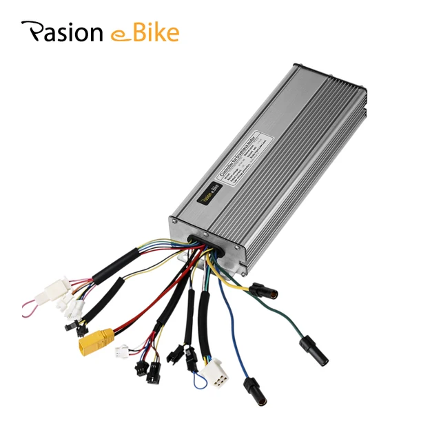 Pasion E Bike 48V 1500W / 2000W Бесконтактный контроллер синусоидальной волны 18 Контроллер контроллера Mosfet Electric Bicycle 45A Бесщеточный контроллер Электрические велосипедные контроллеры
