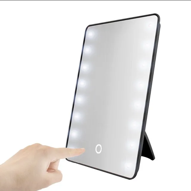 Makeup Mirror with 16 LEDs Cosmetic Mirror with Touch Dimmer Switch
