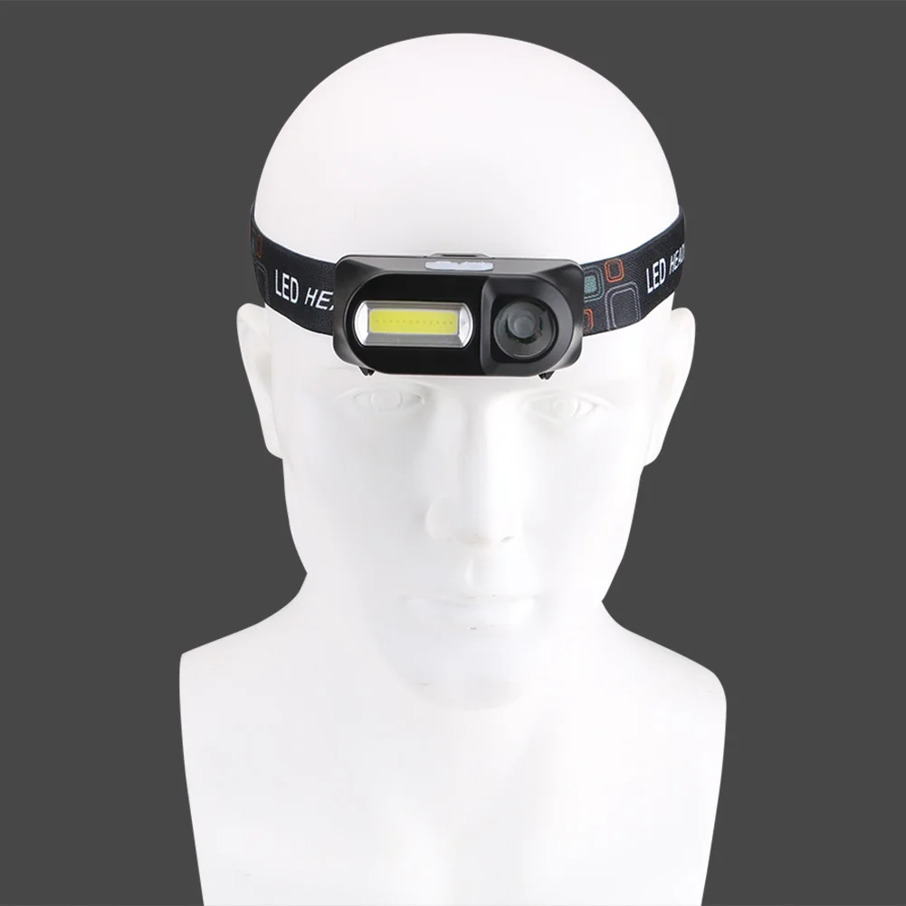 COB светодиодный светильник на голову, светильник-вспышка, USB Перезаряжаемый 18650 фонарь, мини налобный фонарь для кемпинга, походов, ночной рыбалки, светильник