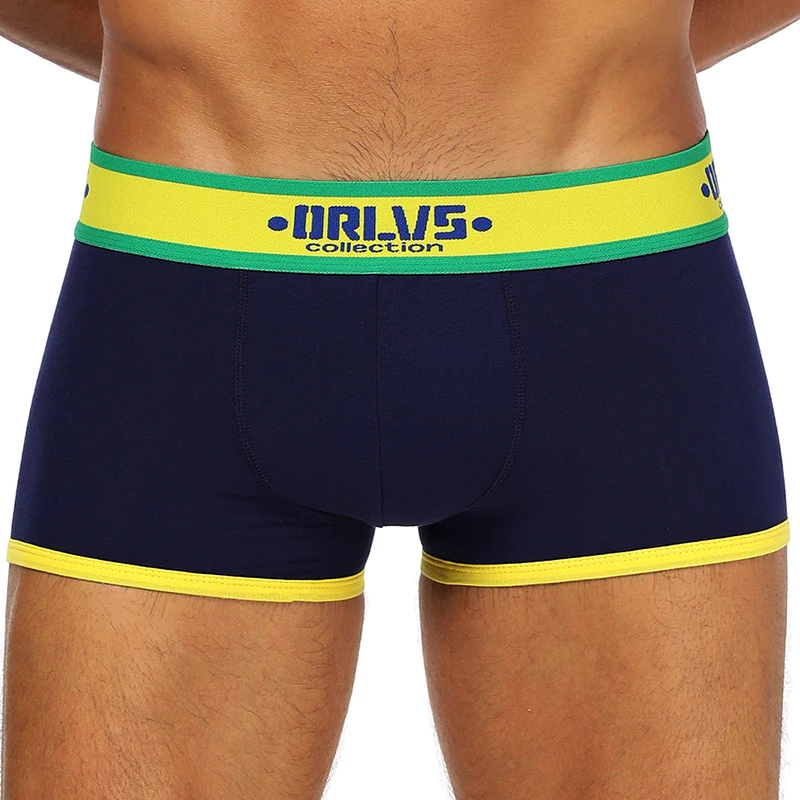 ORLVS 2019 боксеры мужское нижнее белье 4 шт./лот Masculina Calzoncillos Homme Cuecas мужские трусы
