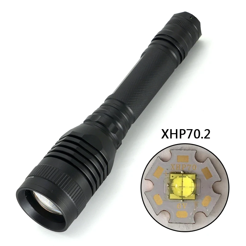 Litwod Z20 CREE XLamp XHP70.2 32 Вт тактический светодиодный фонарик 18650 8000 лм мощный зум для охоты светильник