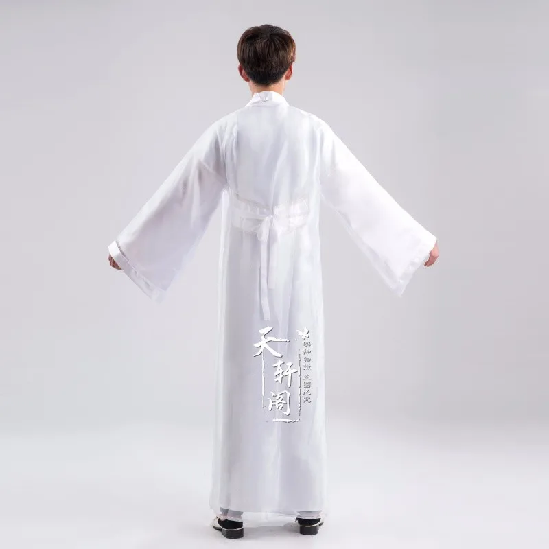 Фехтовальщик hanfu костюм древней китайской одежды для мужчин династий воины Косплей древнем Китае воин костюм Longue Халат